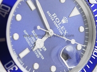 Rolex Submariner Silver Case Blue Dial And Bezel For Men