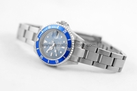 Rolex Submariner Silver Case Blue Dial And Bezel For Women