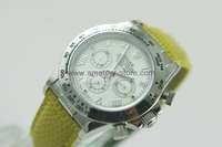 Rolex Daytona Silver Case Yellow Mother Of Pearl Dial Unisex