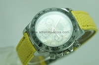 Rolex Daytona Silver Case Yellow Dial For Women