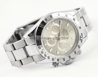 Rolex Daytona Silver Case Grey Dial For Men