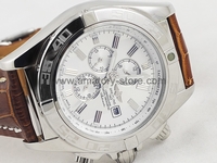 Breitling Windrider Silver Case White Dial For Men