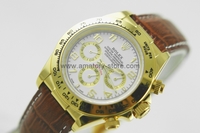 Rolex Daytona Gold Case White Dial For Men