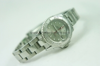 Rolex Yacht-Master Silver Case Grey Dial For Women