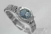 Rolex Yacht-Master Silver Case Blue Dial For Women