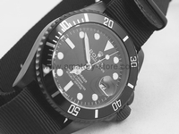 Rolex Submariner Black Case Black Dial For Men