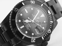 Rolex Submariner Black Case Black Dial For Men