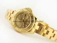 Rolex Yacht-Master Gold Case Gold Dial For Women