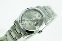 Rolex Date-Just Silver Case Silver Dial For Men