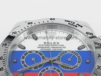 Rolex Daytona Silver Case Three Colors Dial For Men