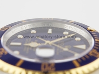 Rolex Submariner Two Tone Case Blue Dial Blue Bezel For Men