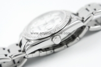 Rolex Day-Date Silver Case White Mother Of Pearl Dial For Men