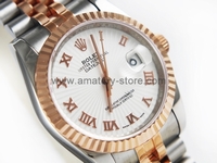 Rolex Date-Just Two Tone Case Pearl  Dial For Men