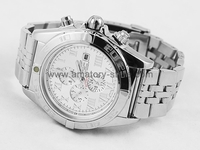 Breitling Windrider Silver Case Silver Dial For Men