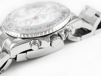 Rolex Yacht-Master II Silver Case White Dial For Men