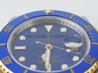 Rolex Submariner Ceramic Bezel Two Tone Case Blue Dial For Men