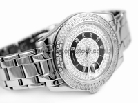 Rolex Day-Date Silver Case Diamonds Dial For Men