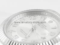 Rolex Date-Just Silver Case Silver Dial For Men