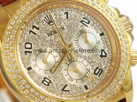 Rolex Daytona Gold Case Diamonds Dial For Men