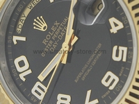 Rolex Day-Date Two Tone Case Black Dial For Men