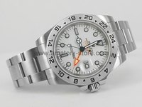 Rolex Explorer II Silver Case Silver Dial For Men