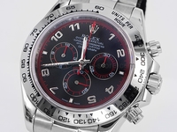 Rolex Daytona Silver Case Black Dial For Men