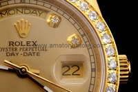 Rolex Day-Date Gold Case Gold Dial For Men