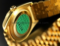 Rolex Date-Just Gold Case Gold Dial For Men