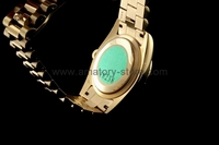 Rolex Day-Date Gold Case Mother of Pearl White Dial For Men