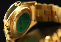 Rolex Day-Date Gold Case Gold and Diamonds Dial For Men