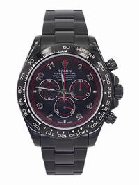 Rolex Daytona Black Case Black Dial For Men