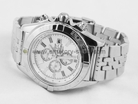 Breitling Windrider Silver Case White Dial For Men