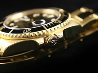 Rolex Submariner Gold Case Black Dial For Men