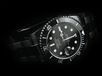 Rolex Submariner Black Case Black Dial For Men