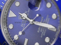 Rolex Submariner Silver Case Blue Dial For Men