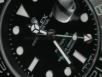 Rolex GMT Master II Black Case Black Dial For Men