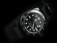 Rolex GMT Master II Black Case Black Dial For Men