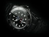 Rolex Sea Dweller Black Case Black Dial For Men