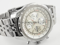 Breitling Bentley GT Silver Case Beige Dial For Men