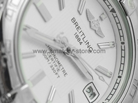 Breitling Windrider Silver Case White Dial For Women