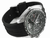 Tag Heuer Mercedes-Benz Silver Case Black Dial For Men