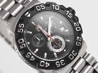 Tag Heuer Formula 1 Silver Case Black Dial For Men