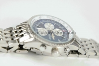 Breitling Navitimer Silver Case Blue Dial For Men