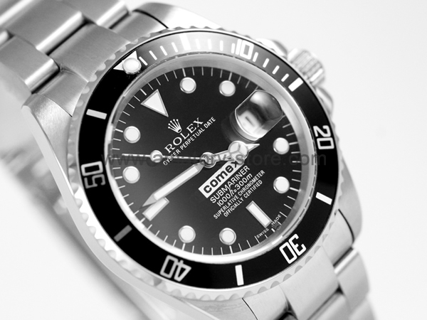 Rolex Submariner Comex Black Dial Black Bezel For Men