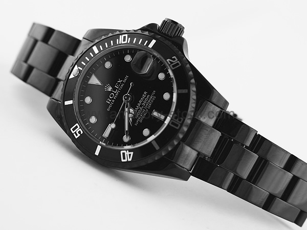 Rolex Submariner Black Case Black Dial For Women