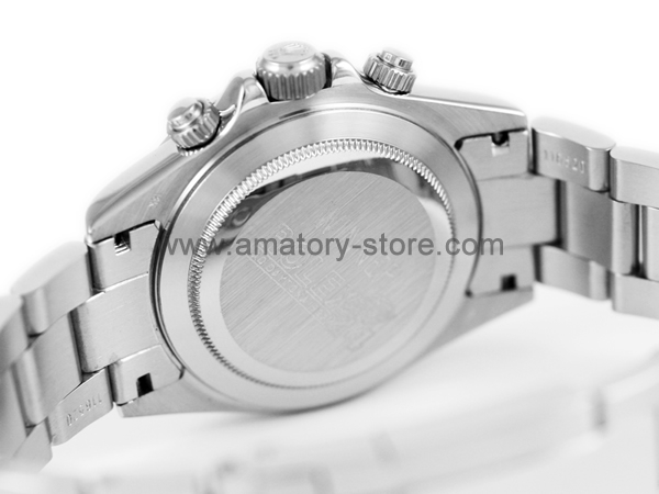 Rolex Daytona Silver Case Diamonds Dial For Men