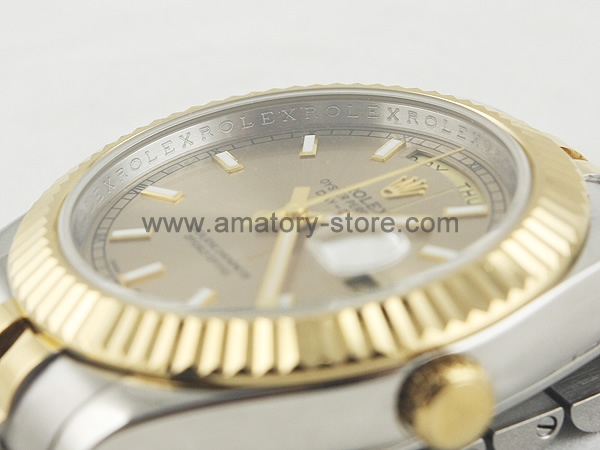 Rolex Day-Date Two Tone Case Gold Dial For Men