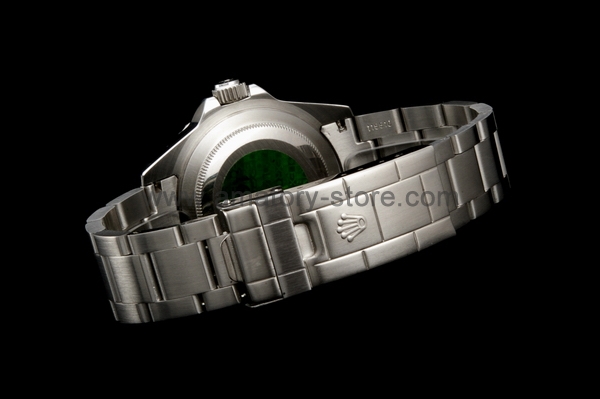 Rolex Submariner Silver Case Green Dial For Men