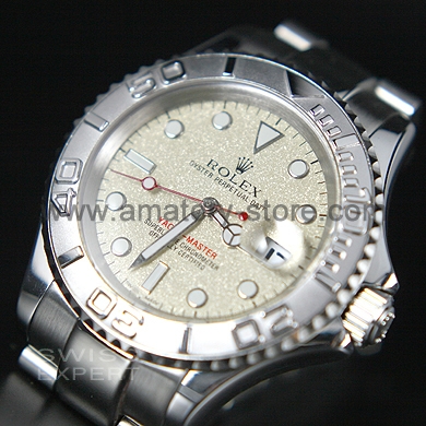 Rolex Yacht-Master Silver Case Silver Dial For Men