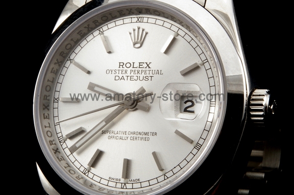 Rolex Day-Date Silver Case Silver Dial For Men